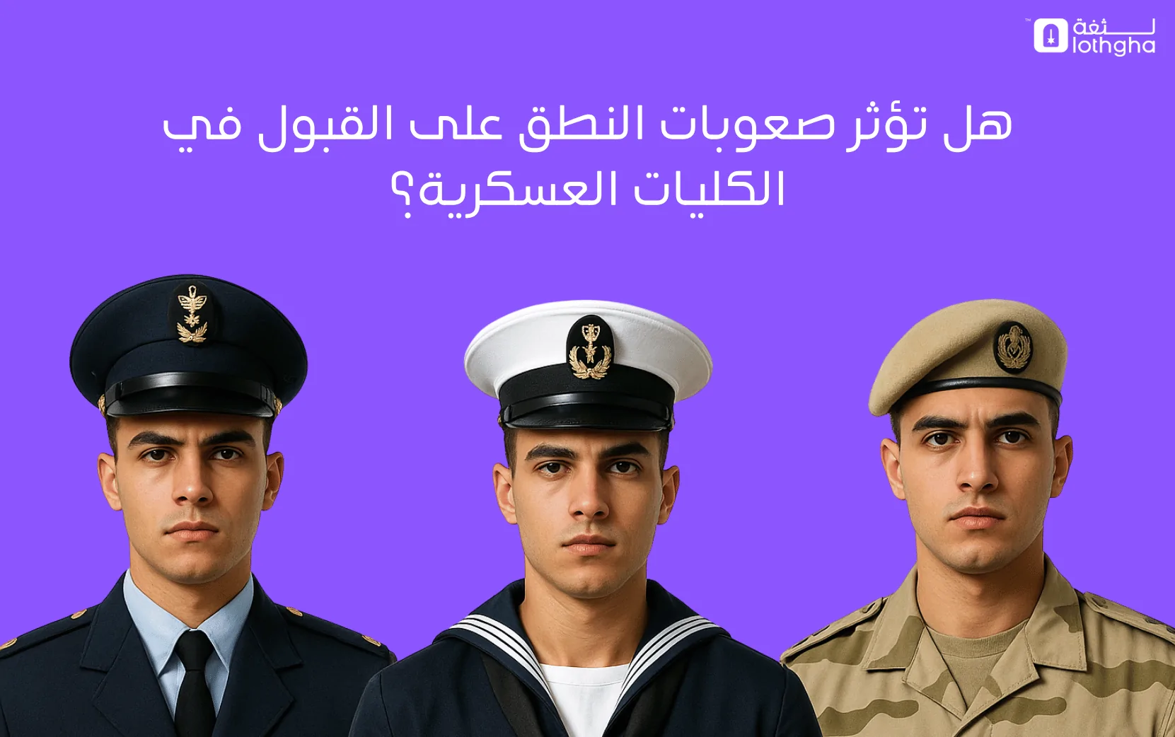 هل تؤثر صعوبات النطق على القبول في الكليات العسكرية؟